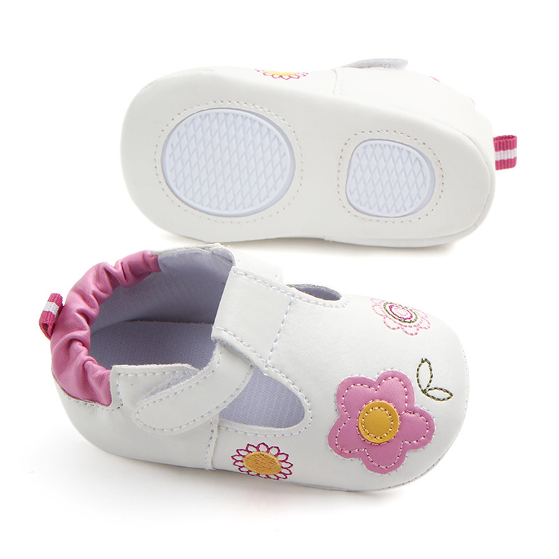Melario Newborn Baby Flowers Shoes Fashion Toddler Girls Boys First Walkers Kids Infants Sweet Spring Autumn Shoes 210412