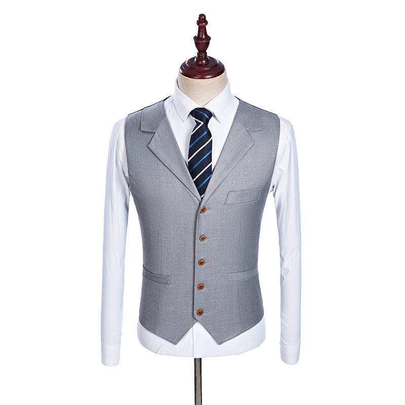 Men' Vests Suit Vest Boutique Bussiness Gray Singal-breasted Slim Fit Gentleman Jacket Waistcoat For Wedding Groom Costumes, Black
Men' Vests Suit Vest Boutique Bussiness Gray Singal-breasted Slim Fit Gentleman Jacket Waistcoat For Wedding Groom Costumes, Black