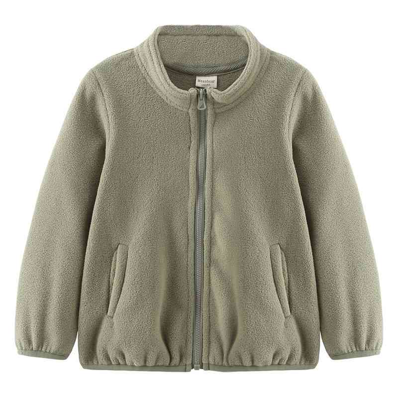 Children's Fleece Jacket Boys' Top Girls' Western style sweater baby spring and autumn coat children's wear