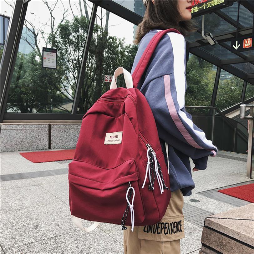 solid color waterproof nylon women backpack fashion travel for teenage girls schoolbag female shoulder bags book
solid color waterproof nylon women backpack fashion travel for teenage girls schoolbag female shoulder bags book
