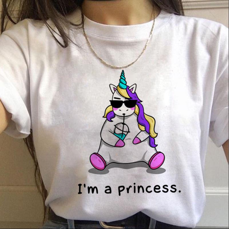 not today lovely unicorn printed women cotton short sleeved summer fashion casual soft female, White
not today lovely unicorn printed women cotton short sleeved summer fashion casual soft female, White
