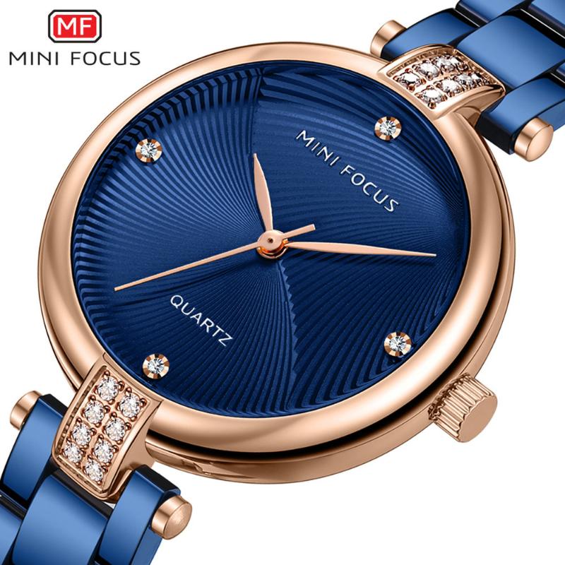 Wristwatches MINIFOCUS Quartz Watch Women Simple Elegant Ladies Wrist Watches Fashion Blue Steel Bracelet Clock Waterproof Montre Femme 2021, Silver
Wristwatches MINIFOCUS Quartz Watch Women Simple Elegant Ladies Wrist Watches Fashion Blue Steel Bracelet Clock Waterproof Montre Femme 2021, Silver