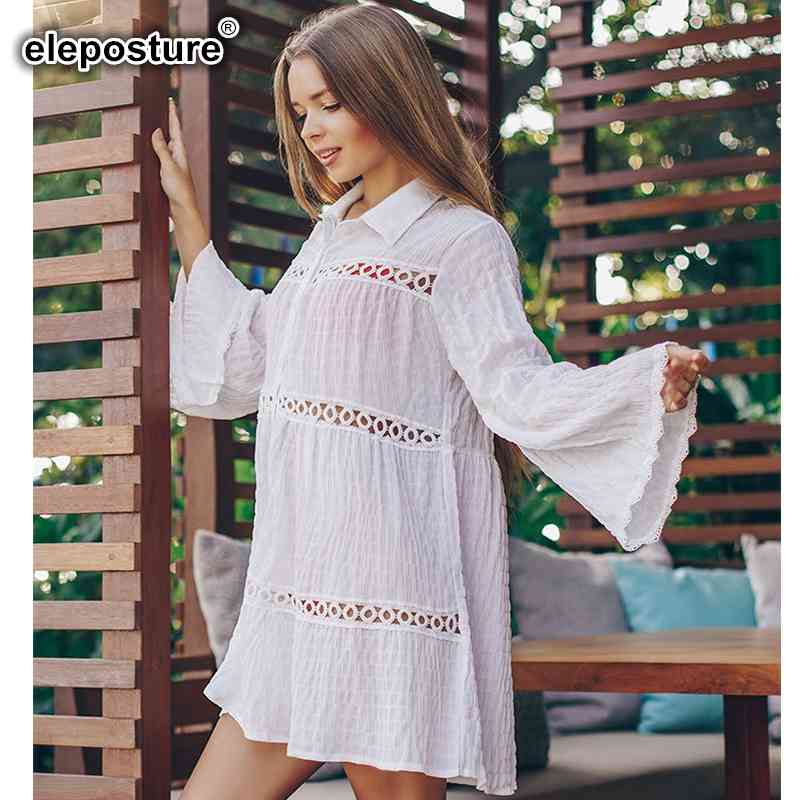 Bikini Cover Up Women Hollow Out Beach Dress Long Sleeve Cardigan Blouse Summer Bathing Suit Cover-Ups Beachwear Tunics 210521, White
Bikini Cover Up Women Hollow Out Beach Dress Long Sleeve Cardigan Blouse Summer Bathing Suit Cover-Ups Beachwear Tunics 210521, White