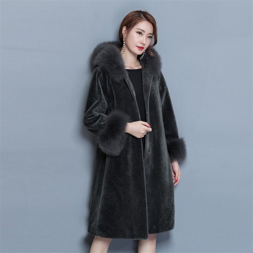 WYWAN autumn and winter woolen coat female Mid-Long Korean temperament women's Outerwear woolen coat Women 211019, Black
WYWAN autumn and winter woolen coat female Mid-Long Korean temperament women's Outerwear woolen coat Women 211019, Black