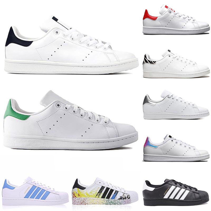 Originals Stan Smith Superstar Men Women Luxurys Designers Casual Shoes Triple Black Red Oreo Silver Navy Blue Green Superstars Platform Sne
Originals Stan Smith Superstar Men Women Luxurys Designers Casual Shoes Triple Black Red Oreo Silver Navy Blue Green Superstars Platform Sne