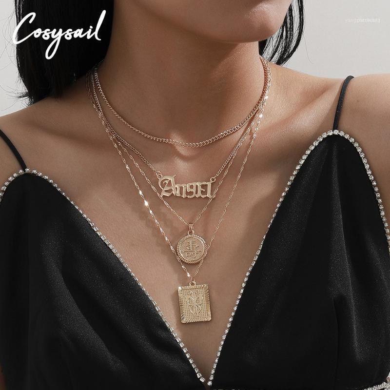 Cosysail 4Pcs/Set Angel Portrait Coin Pendant Necklace Vintage Multilayer Chain Statement Jewelry Gift 20211
Cosysail 4Pcs/Set Angel Portrait Coin Pendant Necklace Vintage Multilayer Chain Statement Jewelry Gift 20211