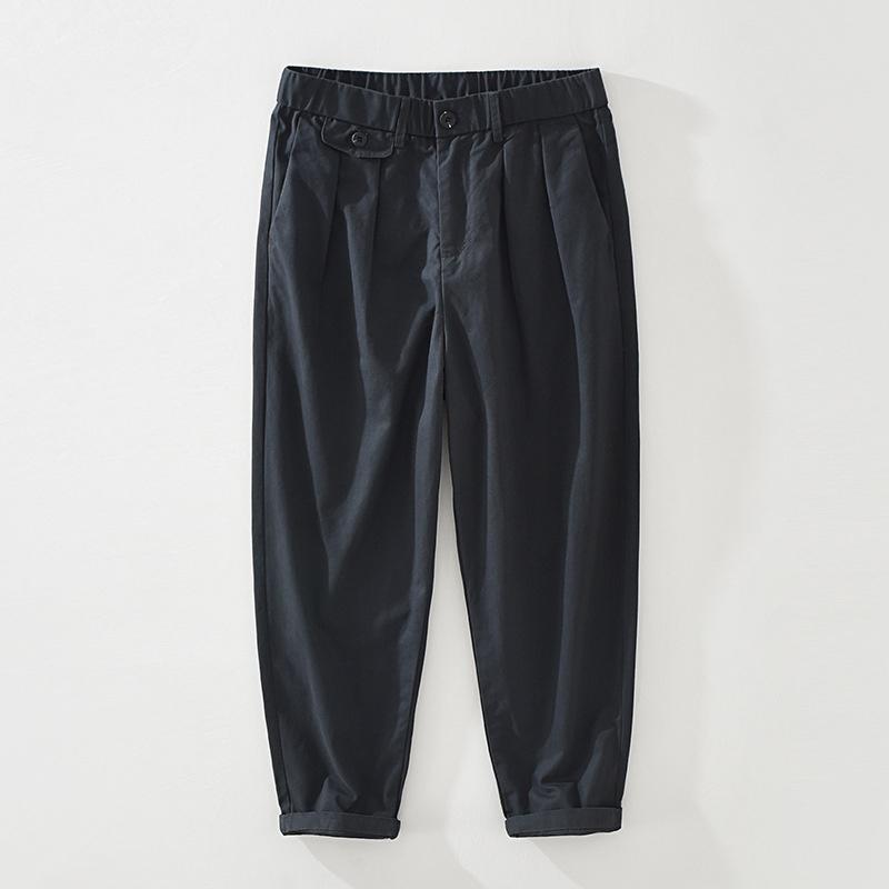 Men's Pants L2605 Men Casual Retro Japan Style Simple Fashion Trendy Youth Elastic Waist Zipper Cotton Tapered Loose Straight Trouser, L2605 black
Men's Pants L2605 Men Casual Retro Japan Style Simple Fashion Trendy Youth Elastic Waist Zipper Cotton Tapered Loose Straight Trouser, L2605 black