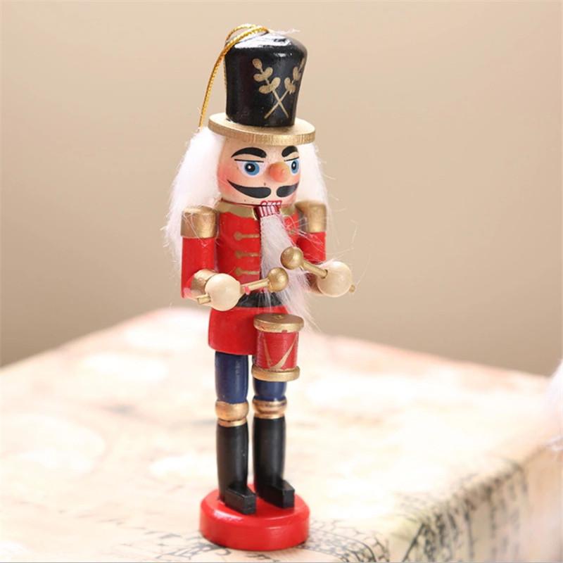 Christmas Decorations 1Pcs 12cm Nutcracker Soldier Doll Decoration Kids Wooden Pendants Year Decor Ornaments For Xmas Tree Navidad
Christmas Decorations 1Pcs 12cm Nutcracker Soldier Doll Decoration Kids Wooden Pendants Year Decor Ornaments For Xmas Tree Navidad