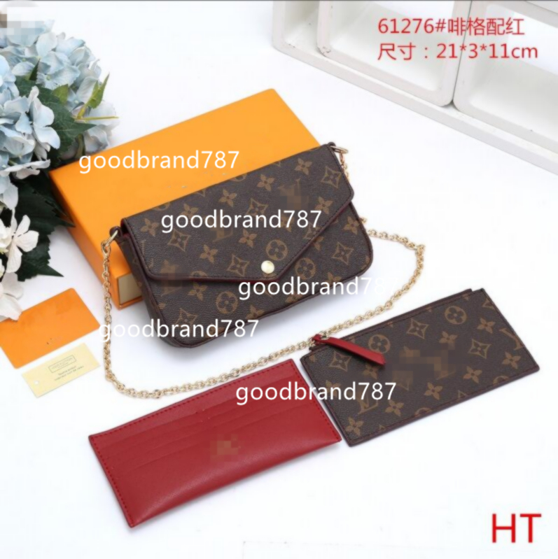 Designers handbags luxurys women evening bag purse 3pcs Embossed chain strap shoulder crossbody wallets LOUISS VUTTONS LVs YSLs GB276
Designers handbags luxurys women evening bag purse 3pcs Embossed chain strap shoulder crossbody wallets LOUISS VUTTONS LVs YSLs GB276