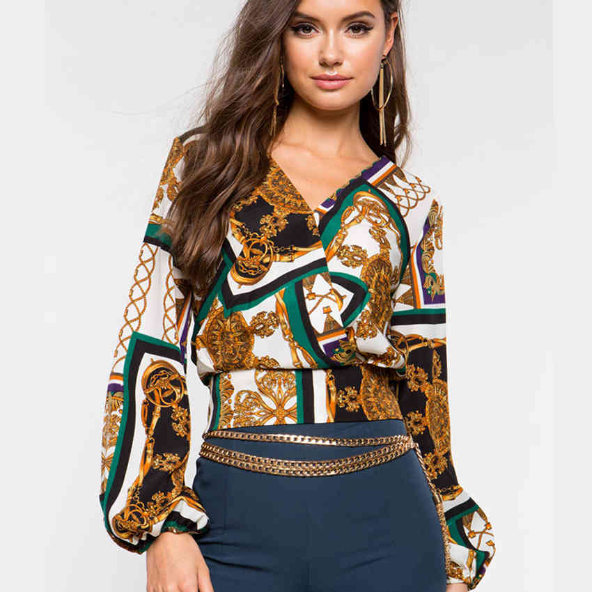 Long Sleeve Women summer fashion Baroque Shirts V Neck Floral Printed Casual Blouse Tops Flower Top Clothing drop 210520, Champagne
Long Sleeve Women summer fashion Baroque Shirts V Neck Floral Printed Casual Blouse Tops Flower Top Clothing drop 210520, Champagne