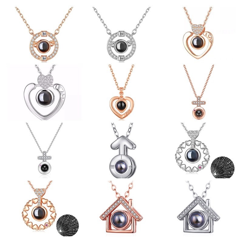 100 Languages Necklace I Love You Projection Pendant Party Favor Choker Necklaces Roman Numerals Crystal Pendants Chain Jewelry
100 Languages Necklace I Love You Projection Pendant Party Favor Choker Necklaces Roman Numerals Crystal Pendants Chain Jewelry