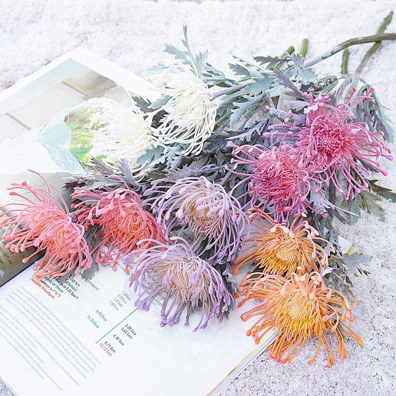 Decorative Flowers & Wreaths Artificial 2 Fork Pincushion Living Room Short Branch Crab Claw Vase For Home Wedding Decoration Fake Planting
Decorative Flowers & Wreaths Artificial 2 Fork Pincushion Living Room Short Branch Crab Claw Vase For Home Wedding Decoration Fake Planting