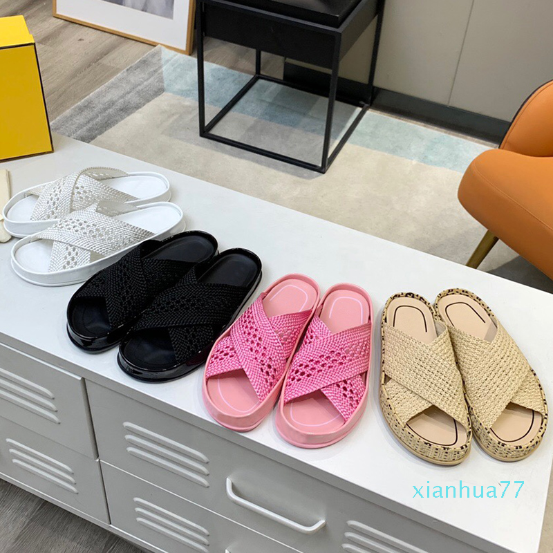 2021quality weave sandals women slipper Luxurys designer shoe high heels Fashion Wide Flat Outdoor Causal womens Sexy shoes Lastest Platform, Black
2021quality weave sandals women slipper Luxurys designer shoe high heels Fashion Wide Flat Outdoor Causal womens Sexy shoes Lastest Platform, Black