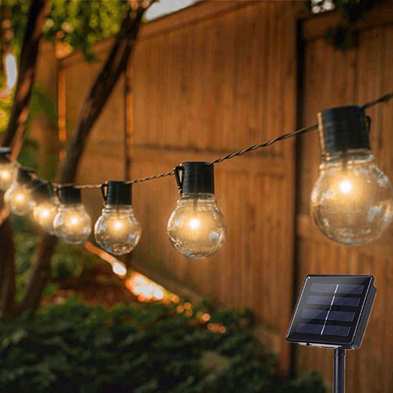 Solar Lamps 25FT Patio String Light Christmas Lights G40 Globe Festoon Bulb Fairy Outdoor Garden Decoration
Solar Lamps 25FT Patio String Light Christmas Lights G40 Globe Festoon Bulb Fairy Outdoor Garden Decoration