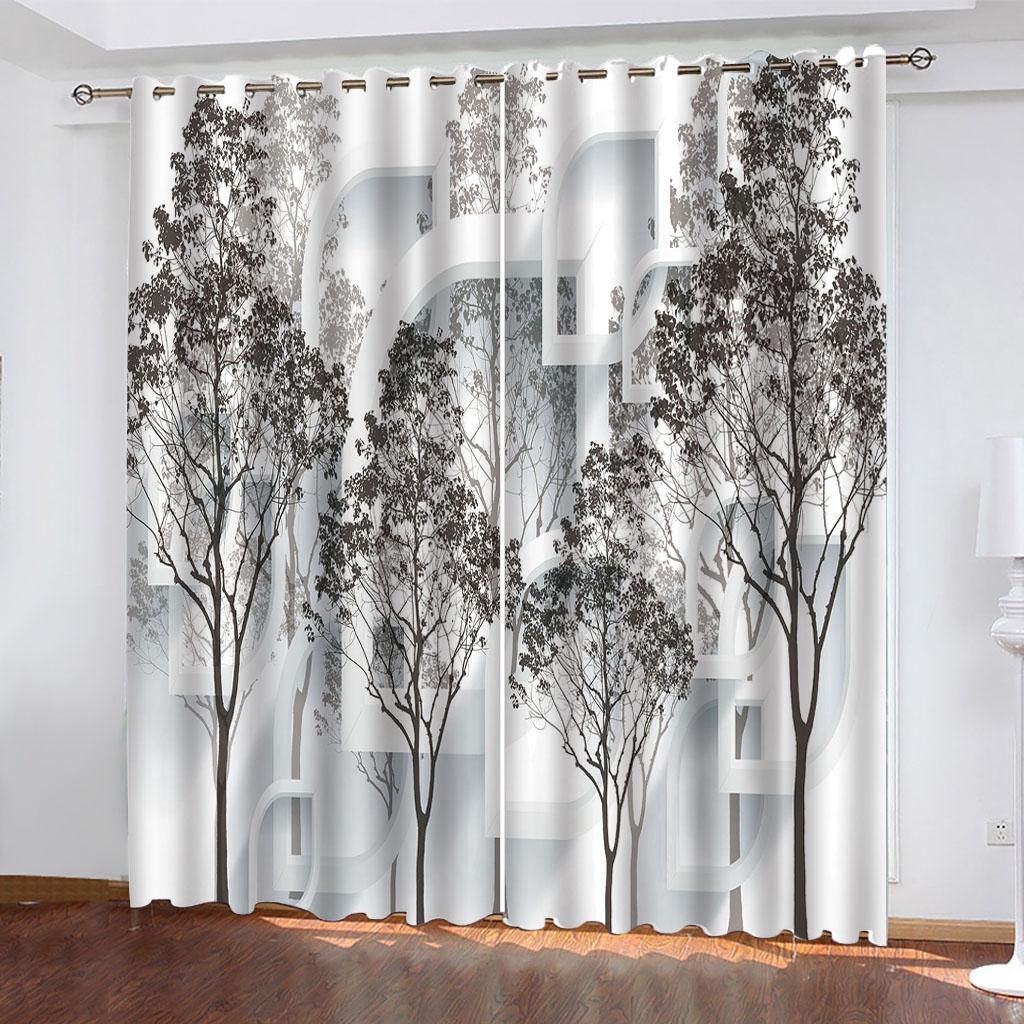Custom Size 3D Greening Trees Backdrop Windows Curtain Living Room Bedroom Kitchen Home Decor Insulation And Sun Protection, As the photo
Custom Size 3D Greening Trees Backdrop Windows Curtain Living Room Bedroom Kitchen Home Decor Insulation And Sun Protection, As the photo
