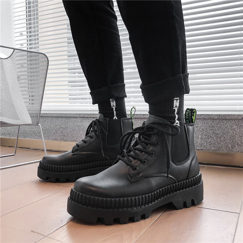 Men 's Boots Non-Slip Waterproof 2020 Winter Shoes High-Top Tooling Platform Platform Shoes Demonia Boots Sneakers dgabgjeqiur gh, Black
Men 's Boots Non-Slip Waterproof 2020 Winter Shoes High-Top Tooling Platform Platform Shoes Demonia Boots Sneakers dgabgjeqiur gh, Black