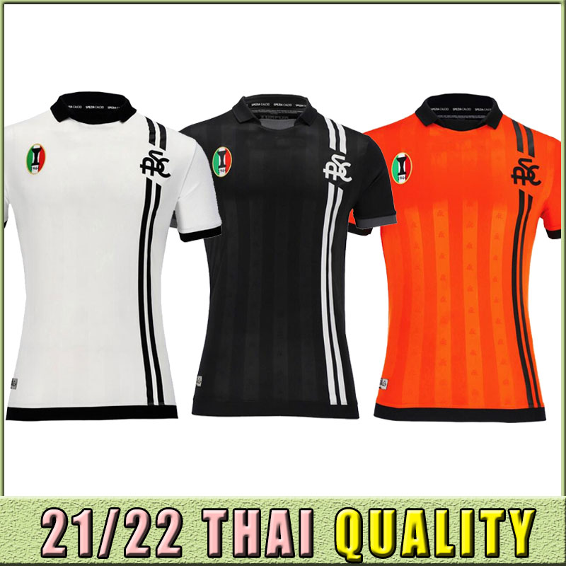 2021 2022 Spezia Calcio soccer jerseys Agudelo POBEGA Agoume Chabot D. Farias FOOTBALL SHIRT Giulio Maggiore M'Bala, Third+patch
2021 2022 Spezia Calcio soccer jerseys Agudelo POBEGA Agoume Chabot D. Farias FOOTBALL SHIRT Giulio Maggiore M'Bala, Third+patch