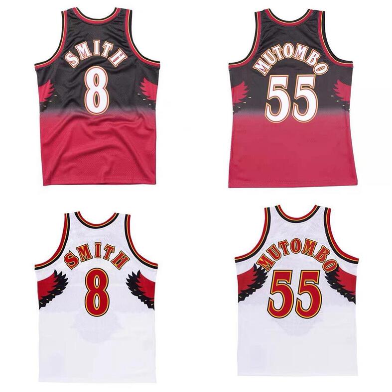 Stitched basketball Jersey Steve 8 Smith 55 Mutombo 4 Webb Mitchell and Ness 86-87 96-97 Hardwoods Classics retro Jerseys Men women youth S-6XL, With logo
Stitched basketball Jersey Steve 8 Smith 55 Mutombo 4 Webb Mitchell and Ness 86-87 96-97 Hardwoods Classics retro Jerseys Men women youth S-6XL, With logo