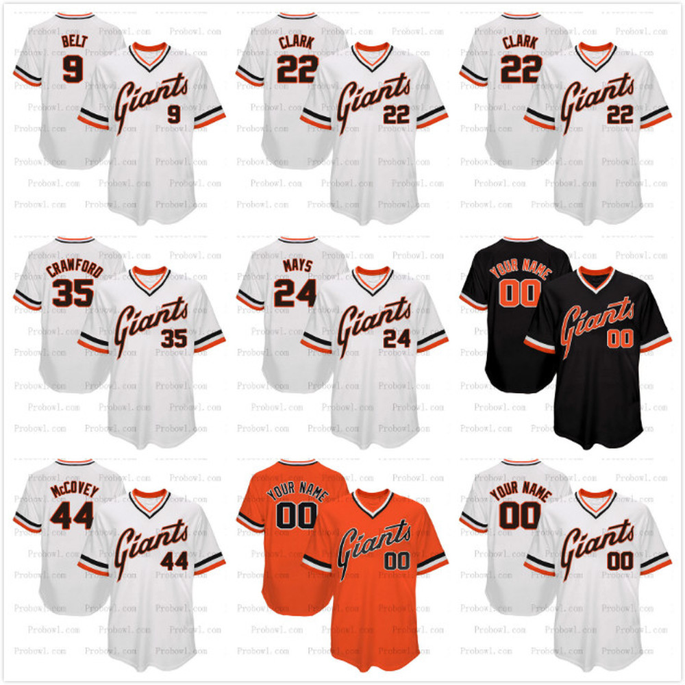 Custom 23 Kris Bryant Buster Posey Jerseys 35 Crawford Brandon Belt Will Clark Willie Mays Willie McCovey Blank Giants Throwback 001 jerseys Mens Womens Youth, Cool base mens
Custom 23 Kris Bryant Buster Posey Jerseys 35 Crawford Brandon Belt Will Clark Willie Mays Willie McCovey Blank Giants Throwback 001 jerseys Mens Womens Youth, Cool base mens
