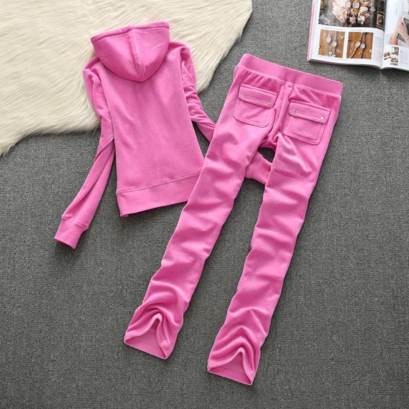 Women's Two Piece Pants Juicy Lovers Brand Women Sporting Suits Set Velvet Straight-Leg Pant Casual Tracksuits Hooded Collar Solid Sportswear Suit, Dark grey
Women's Two Piece Pants Juicy Lovers Brand Women Sporting Suits Set Velvet Straight-Leg Pant Casual Tracksuits Hooded Collar Solid Sportswear Suit, Dark grey