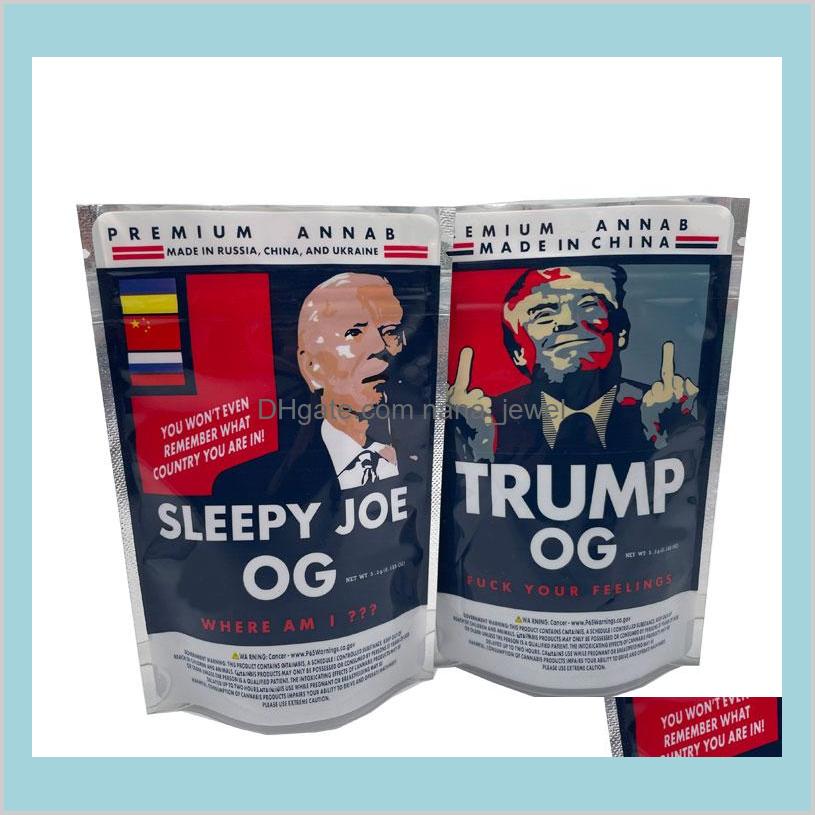 Bags Packing Office School Business Industrial 3Dot5G Trump Sleepy Joe Biden Flower Packaging Bag With Zipper Stand Up Pouch Drop Deli 
Bags Packing Office School Business Industrial 3Dot5G Trump Sleepy Joe Biden Flower Packaging Bag With Zipper Stand Up Pouch Drop Deli