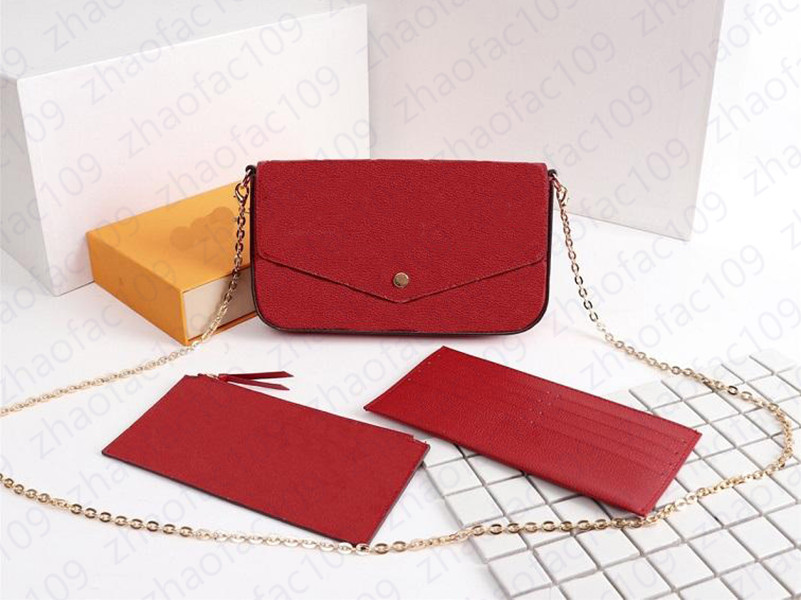 3 Pcs/Set Women favorite embossing Monogrames Shoulder Bag Messenger Bags Womens FÉLICIE POCHETTE crossbody VINTAGE Clutch handbag Totes With Box Dustbag M61276
3 Pcs/Set Women favorite embossing Monogrames Shoulder Bag Messenger Bags Womens FÉLICIE POCHETTE crossbody VINTAGE Clutch handbag Totes With Box Dustbag M61276