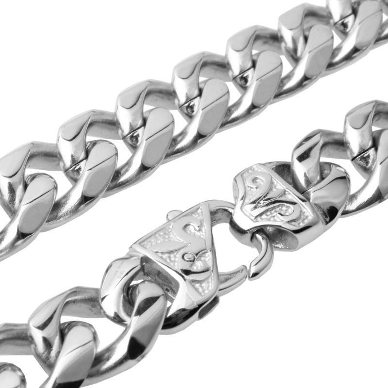 Chains 12/15mm Wide Heavy Polished 316L Stainless Steel Mens Necklace Cut Curb Cuban Link Chain Male Jewelry Drop
Chains 12/15mm Wide Heavy Polished 316L Stainless Steel Mens Necklace Cut Curb Cuban Link Chain Male Jewelry Drop