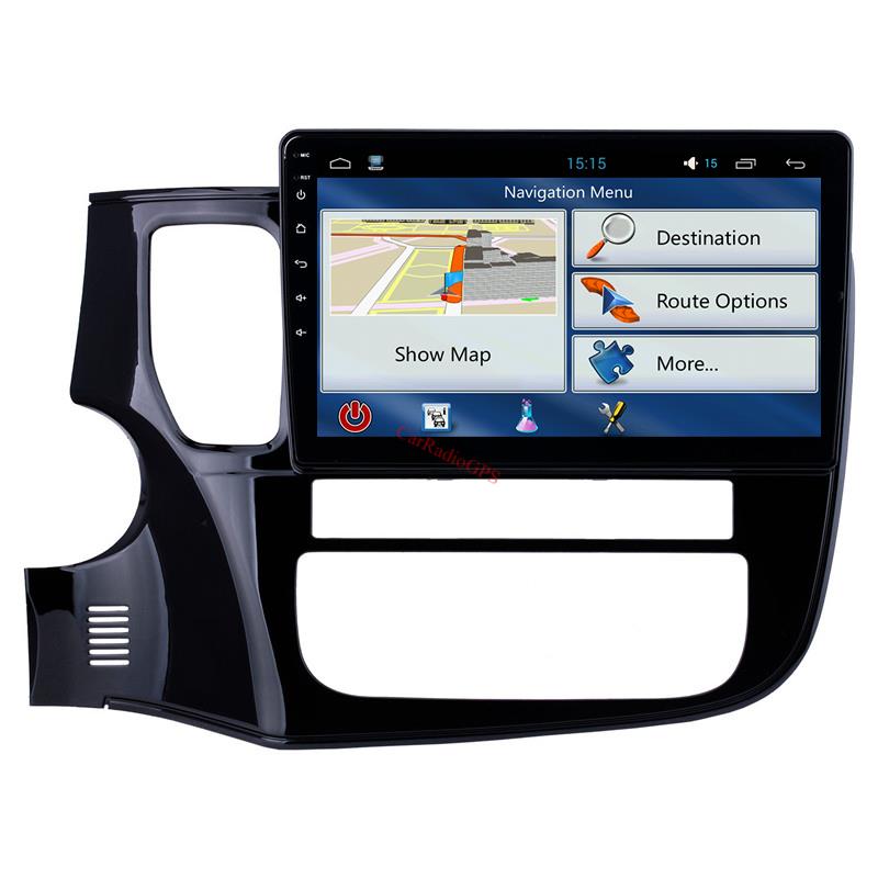 Car dvd Auto Stereo Player for Mitsubishi OUTLANDER 2014-2017 GPS Navigation System with USB Steering Wheel Control 10.1 Inch Android