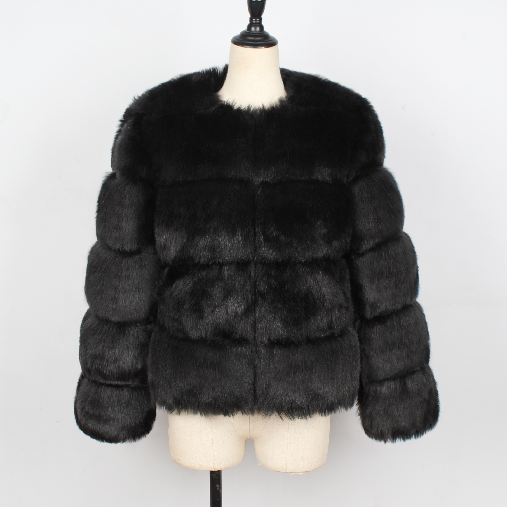 Women's Fur Mink Coats Women Winter Top Fashion Pink Faux Coat Elegant Thick Warm Outerwear Fake Jacket Chaquetas Mujer