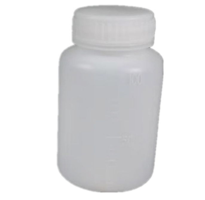 

2021 l White plastic Bottle Reagent Bottle Sample Vials Plastic Lid Screw Cap Screw On Cover Wide Mouth