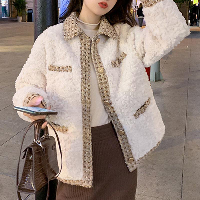 Women's Jackets Fashion Outerwear Fur Jacket Women Vintage Stitching Long Sleeve And Coat Ladies Korean High Street Lady Winter Tops 2021, Black;brown
Women's Jackets Fashion Outerwear Fur Jacket Women Vintage Stitching Long Sleeve And Coat Ladies Korean High Street Lady Winter Tops 2021, Black;brown