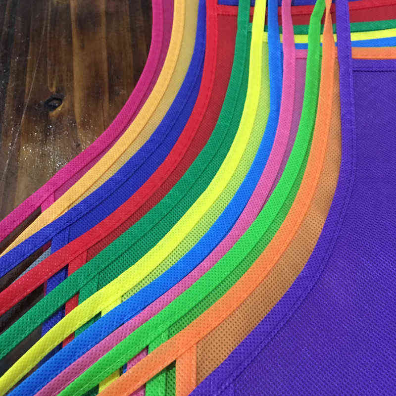 Unisex Colorful Children Aprons Waterproof Non-Woven Fabric Painting Pinafore Kids Apron for Activities Art Class Craft 211222