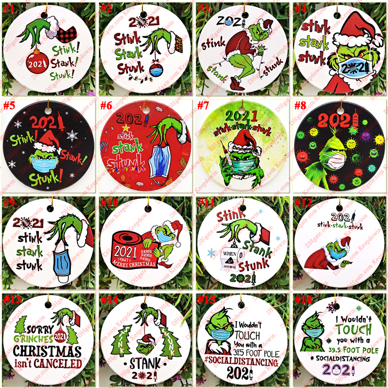 Christmas Ornament Vaccine Grinch Quarantine 2021 Hanging Xmas Decoration Supplies for Christmases Trees Baubles Indoor Outdoor Sublimation Blanks
Christmas Ornament Vaccine Grinch Quarantine 2021 Hanging Xmas Decoration Supplies for Christmases Trees Baubles Indoor Outdoor Sublimation Blanks
