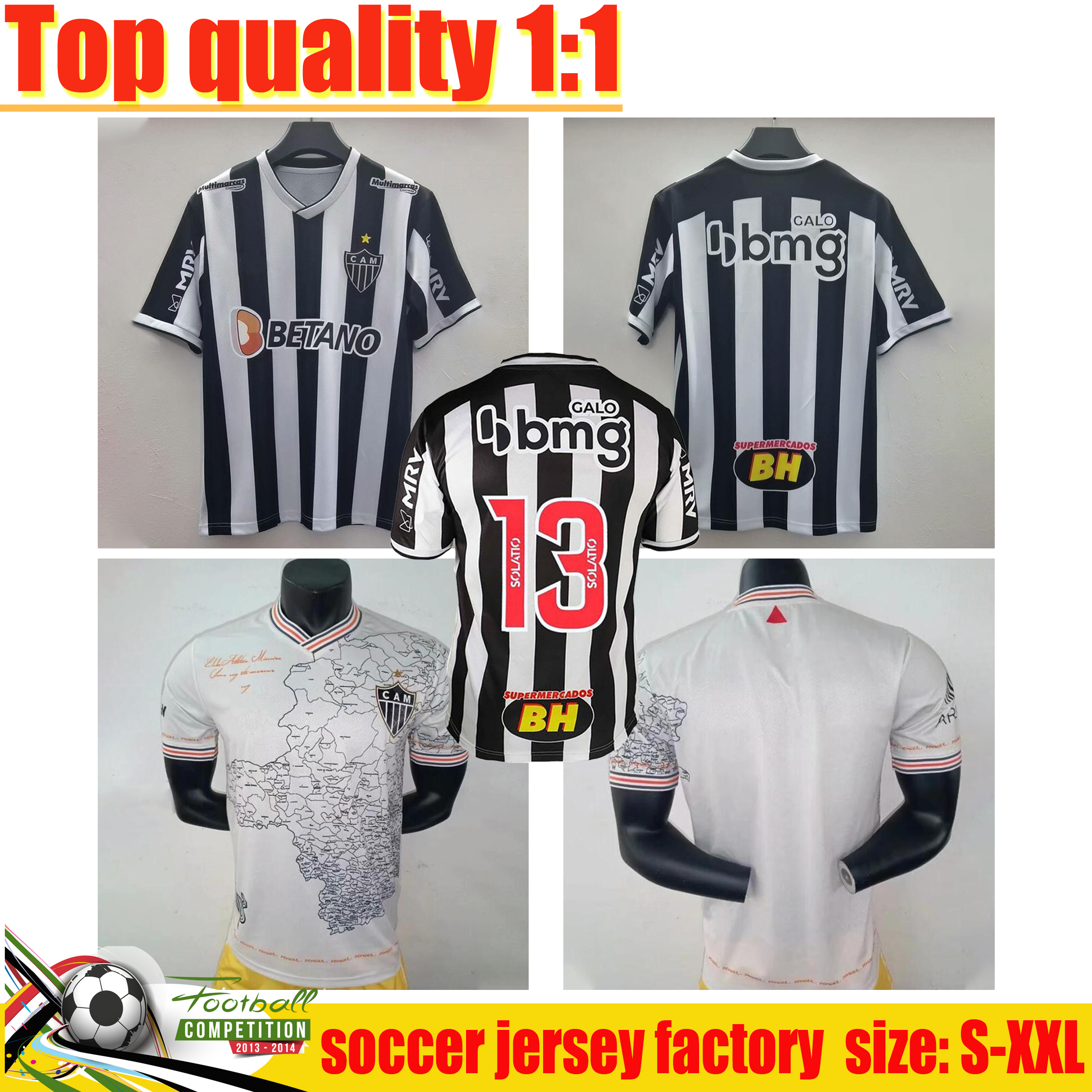 21/22 Atletico Mineiro Home soccer jersey 2021 2022VARGAS M.ZARACHO SASHA ELIAS Shirt Away white KENO MARQUINHOS GUGA men Football uniform, Black;yellow
21/22 Atletico Mineiro Home soccer jersey 2021 2022VARGAS M.ZARACHO SASHA ELIAS Shirt Away white KENO MARQUINHOS GUGA men Football uniform, Black;yellow