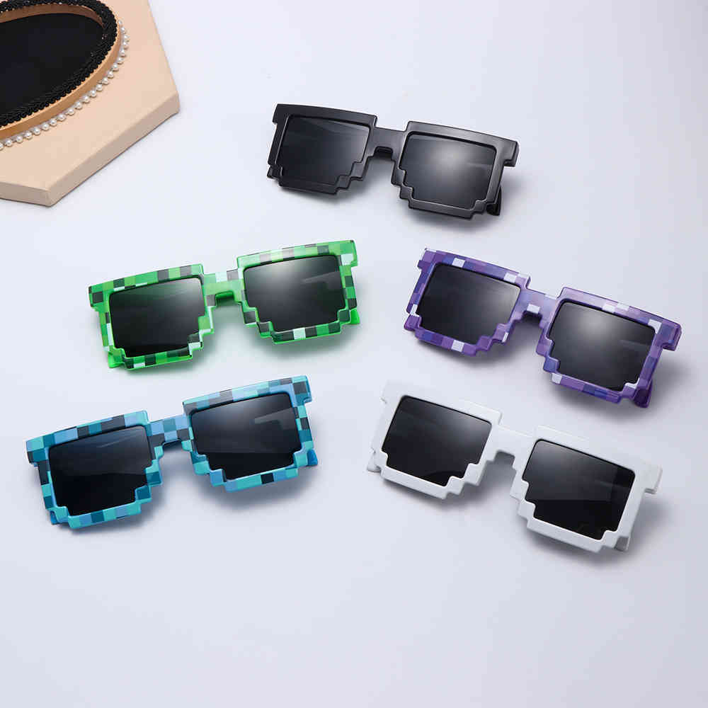 Thug Life Gamer Robot Retro Pixel Mosaic Sunglasses Party Cosplay Sun Glasses UV400 Cycling Eyewear For Kids Adults Men Women
Thug Life Gamer Robot Retro Pixel Mosaic Sunglasses Party Cosplay Sun Glasses UV400 Cycling Eyewear For Kids Adults Men Women
