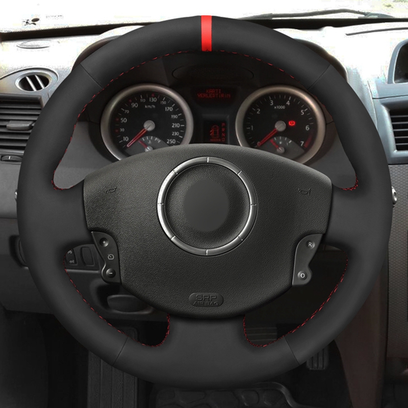 Car Steering Wheel Covers Black Suede Hand Stitching Wrap For Renault Megane 2 Scenic 2 (Grand Scenic) Kangoo 2 2002 - 2013
Car Steering Wheel Covers Black Suede Hand Stitching Wrap For Renault Megane 2 Scenic 2 (Grand Scenic) Kangoo 2 2002 - 2013