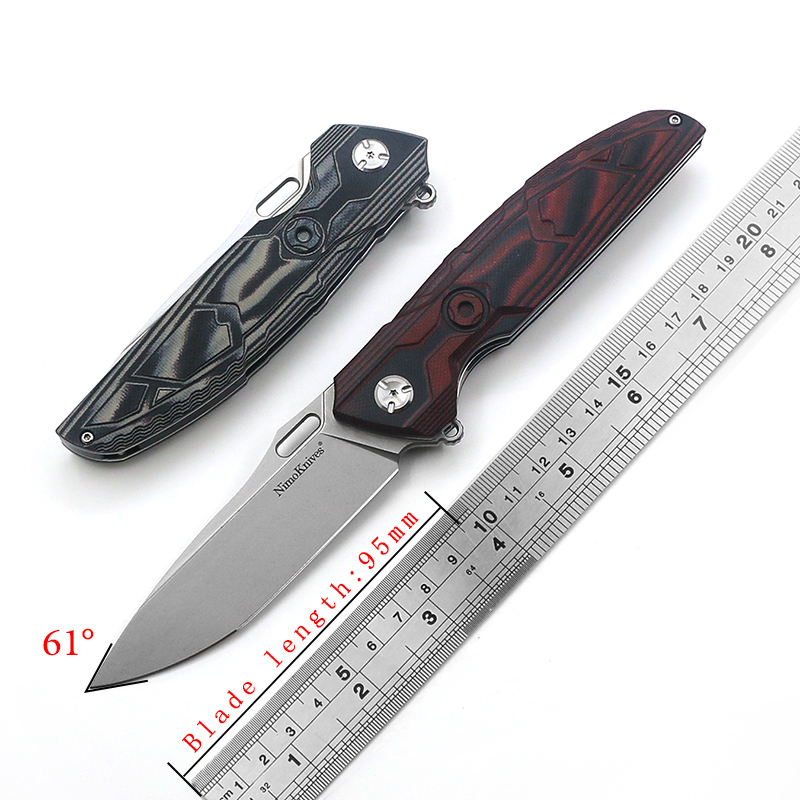 Nimo Knives Original Design Portable Quick-Opening Folding Knife D2 Blade Vicissitudes Stone Washing G10 Handle Outdoor Camping Adventure EDC Tools
Nimo Knives Original Design Portable Quick-Opening Folding Knife D2 Blade Vicissitudes Stone Washing G10 Handle Outdoor Camping Adventure EDC Tools