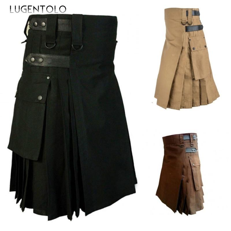 Lugentolo Mens Pleated Skirt Scotland Plaid Pockets Solid Casual Linen 2021 Autumn Fashion Scottish Style Skirts, Khaki
Lugentolo Mens Pleated Skirt Scotland Plaid Pockets Solid Casual Linen 2021 Autumn Fashion Scottish Style Skirts, Khaki