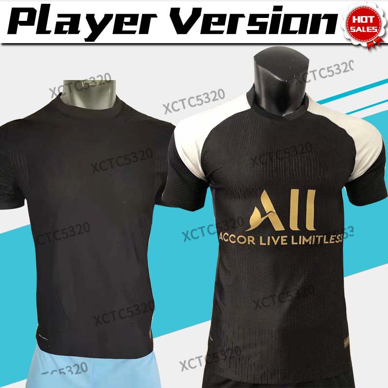 player version Paris soccer jersey black Training 2022 MBAPPE ICARDI DI MARIA Men football shirt -2XL, Black white
player version Paris soccer jersey black Training 2022 MBAPPE ICARDI DI MARIA Men football shirt -2XL, Black white