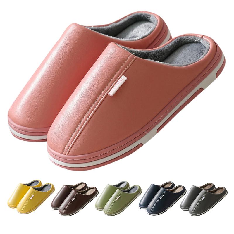 Slippers Women's Ladies Plush Flat Home Shoes Women Men PU Waterproof Soft Comfort Footwear Female Sewing Indoor Slipper, Green
Slippers Women's Ladies Plush Flat Home Shoes Women Men PU Waterproof Soft Comfort Footwear Female Sewing Indoor Slipper, Green