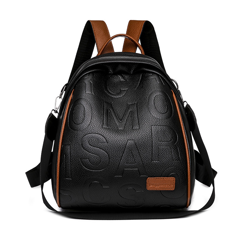 Backpack Women Backpacks PU Leather Shoulder Bag Fashion Purse letters Pressed Student School Bags Large Capacity Wholesales Shell Shape
Backpack Women Backpacks PU Leather Shoulder Bag Fashion Purse letters Pressed Student School Bags Large Capacity Wholesales Shell Shape