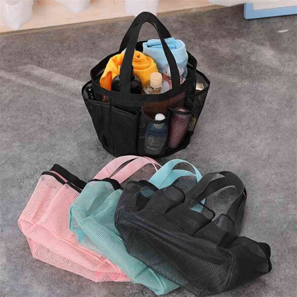 Mesh Net Shoes Bag 8 Side Pockets Handbag Mesh Beach Swim Bathroom Gym Totes Organizer Storage Laundry Makeup Cosmetic Washing Bag gG32QHHJ, Black
Mesh Net Shoes Bag 8 Side Pockets Handbag Mesh Beach Swim Bathroom Gym Totes Organizer Storage Laundry Makeup Cosmetic Washing Bag gG32QHHJ, Black