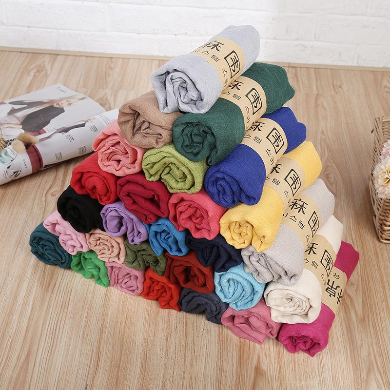 Cotton Linen Scarf Women Soft Solid Hijab Muffler Shawls Big Wrap Scarves 22 Colors Bandanas
Cotton Linen Scarf Women Soft Solid Hijab Muffler Shawls Big Wrap Scarves 22 Colors Bandanas