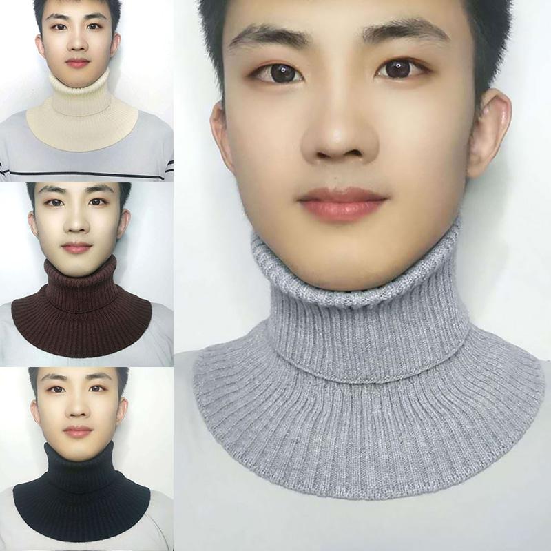 Scarves False Collar Scarf Fo Men Winter Warmth Neck Cover Bib Stretch Elastic Soft Polyester Male Knitted Woolen Ring 2021
Scarves False Collar Scarf Fo Men Winter Warmth Neck Cover Bib Stretch Elastic Soft Polyester Male Knitted Woolen Ring 2021