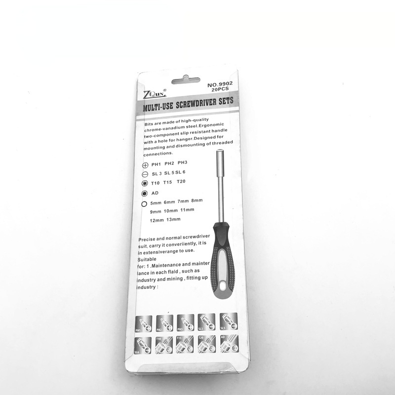 20 In 1 Multi-function Insulating Sleeve Handle Screwdriver Electrician Special Combination Batch Head Hardware Tool Hand Tool
20 In 1 Multi-function Insulating Sleeve Handle Screwdriver Electrician Special Combination Batch Head Hardware Tool Hand Tool