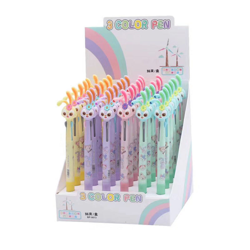 Pen Korean stationery stereo silicone Unicorn three color cute long ear cute rabbit three color ballpoint cartoon hand account
Pen Korean stationery stereo silicone Unicorn three color cute long ear cute rabbit three color ballpoint cartoon hand account