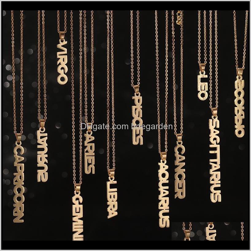 Necklaces & Pendants Drop Delivery 2021 12 Constellation Classic Taurus Virgo Sagittarius Gold Zodiac Sign Round Pendant Chain Necklace Jewel
Necklaces & Pendants Drop Delivery 2021 12 Constellation Classic Taurus Virgo Sagittarius Gold Zodiac Sign Round Pendant Chain Necklace Jewel