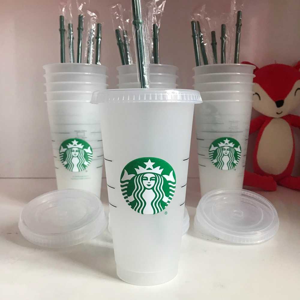 Starbucks 24OZ/710ml ,Plastic Tumbler Reusable Clear Drinking Flat Bottom Cup Pillar Shape Lid Straw Mug Bardian, stock65DM65DM, As show
Starbucks 24OZ/710ml ,Plastic Tumbler Reusable Clear Drinking Flat Bottom Cup Pillar Shape Lid Straw Mug Bardian, stock65DM65DM, As show