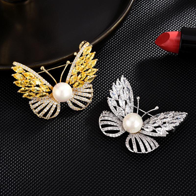 Pins, Brooches Elegance Colorful Cubic Zirconia Butterfly Copper Brooch Pin For Women Men Wedding Decoration Corsage Pins
Pins, Brooches Elegance Colorful Cubic Zirconia Butterfly Copper Brooch Pin For Women Men Wedding Decoration Corsage Pins