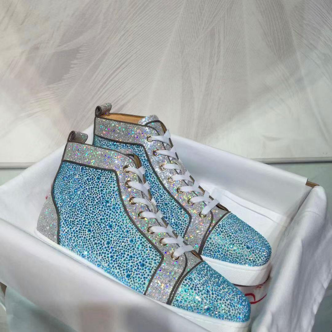Italian-made High Top Strass Sneakers !! Elegant Red Bottom Shoes Rhinestone Men Women Casual Walking Shoe Discount Couple Trainer, Black
Italian-made High Top Strass Sneakers !! Elegant Red Bottom Shoes Rhinestone Men Women Casual Walking Shoe Discount Couple Trainer, Black